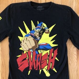 My Hero Academia United States of Smash Tour Men's S Long Sleeve T-shirt, 2019